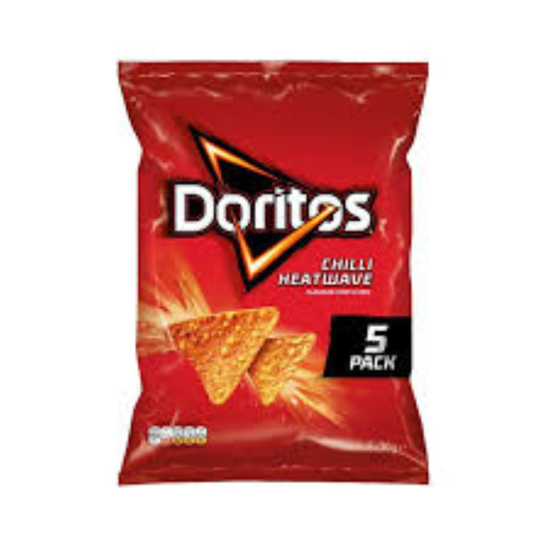 DORITOS CHILLI HEATWAVE 5PACK X 30G